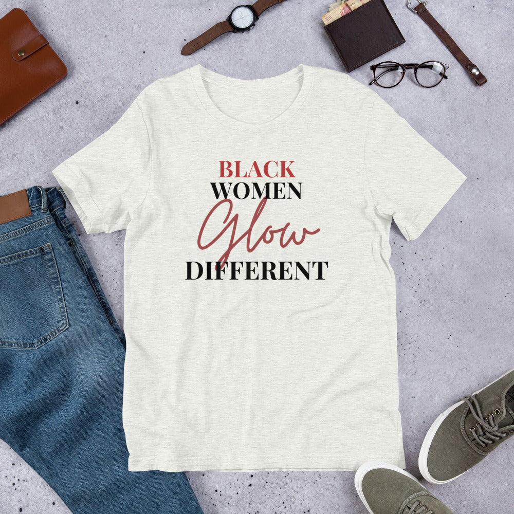 Black-Women-Glow-Different (maroon)