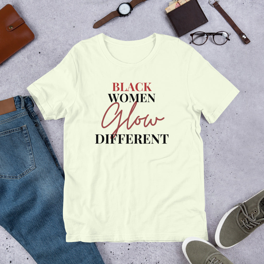 Black-Women-Glow-Different (maroon)
