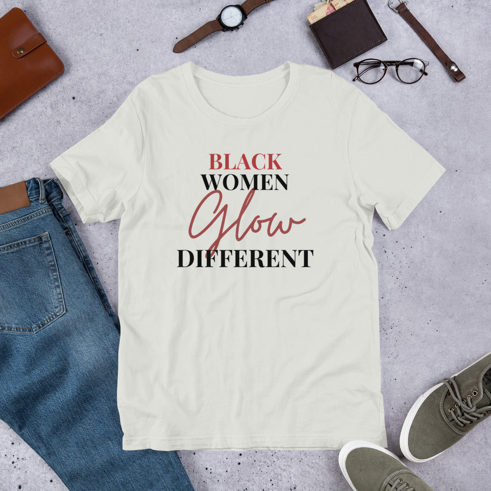 Black-Women-Glow-Different (maroon)