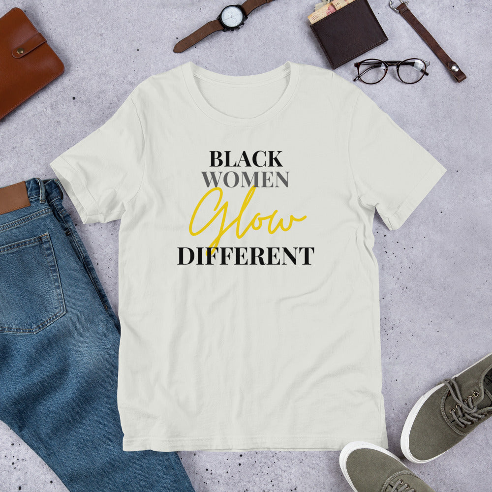 Black-Women-Glow-Different (gold black and grey)