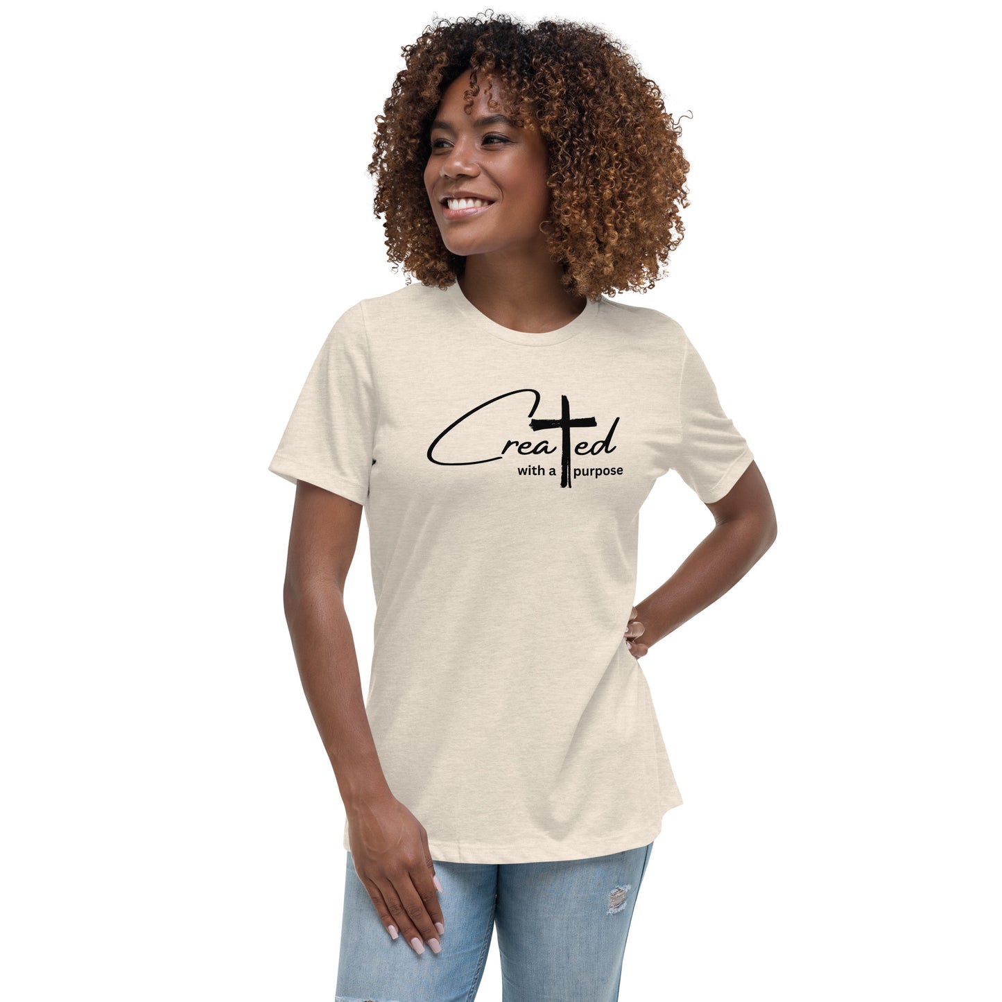 Created with a Purpose (black print)