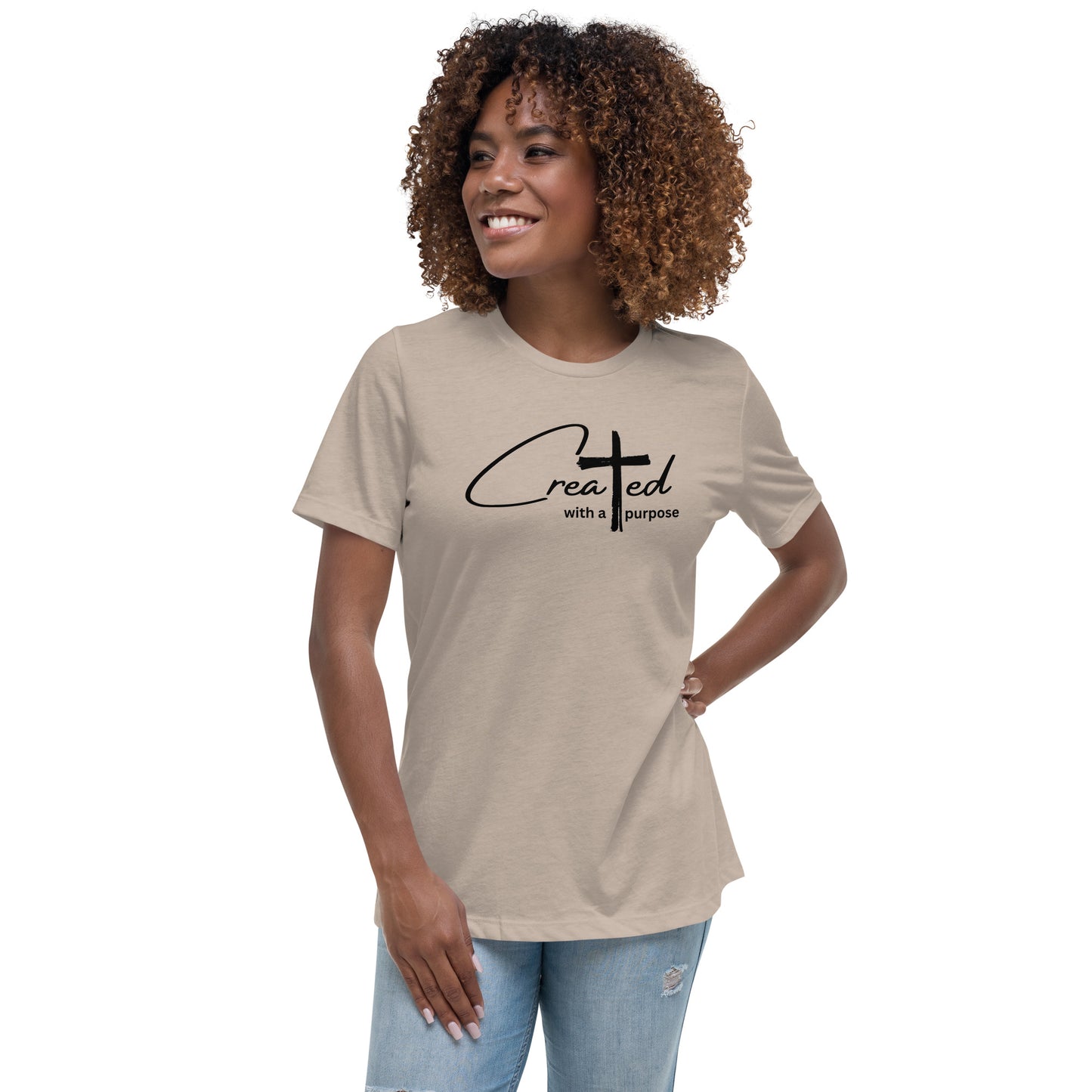 Created with a Purpose (black print)