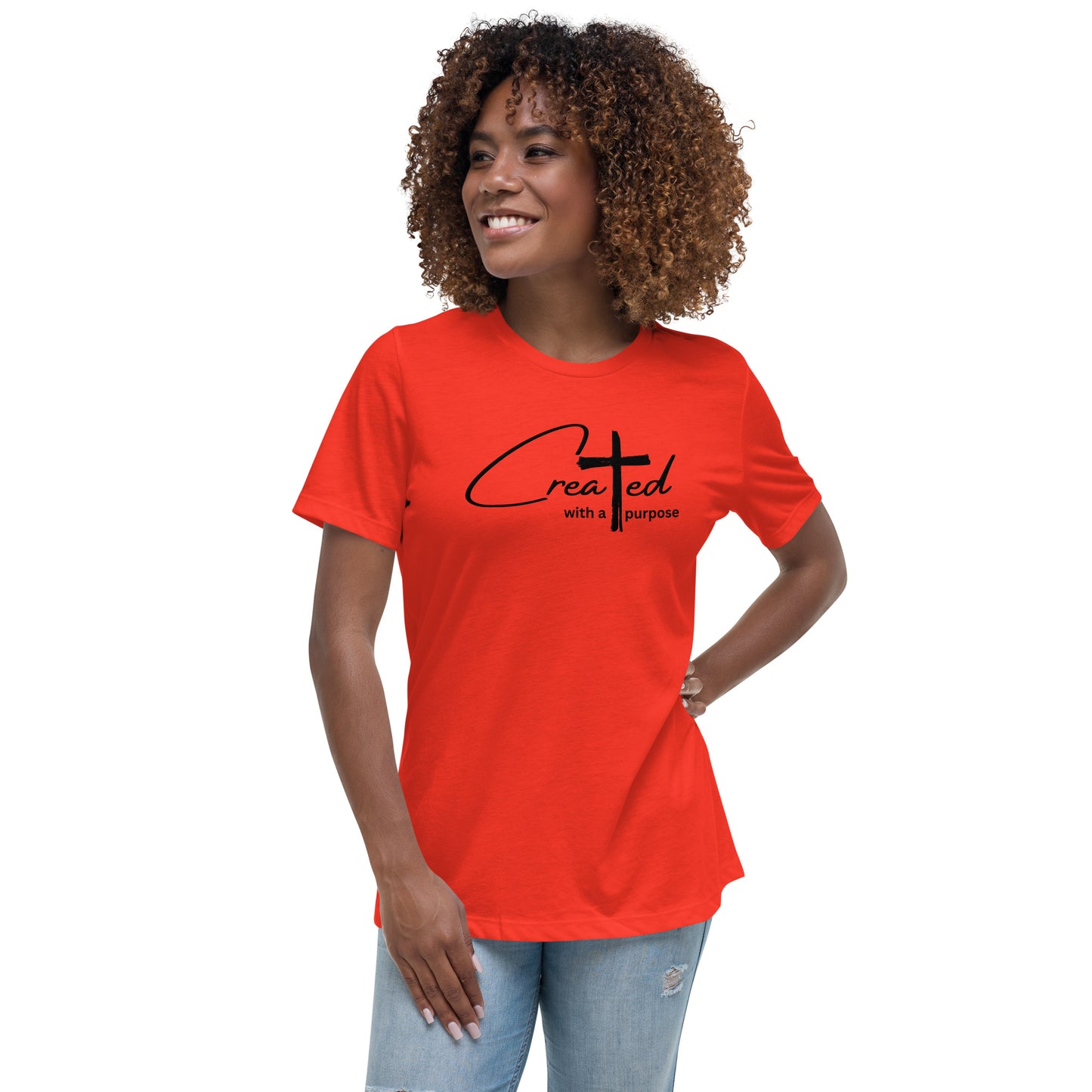 Created with a Purpose (black print)