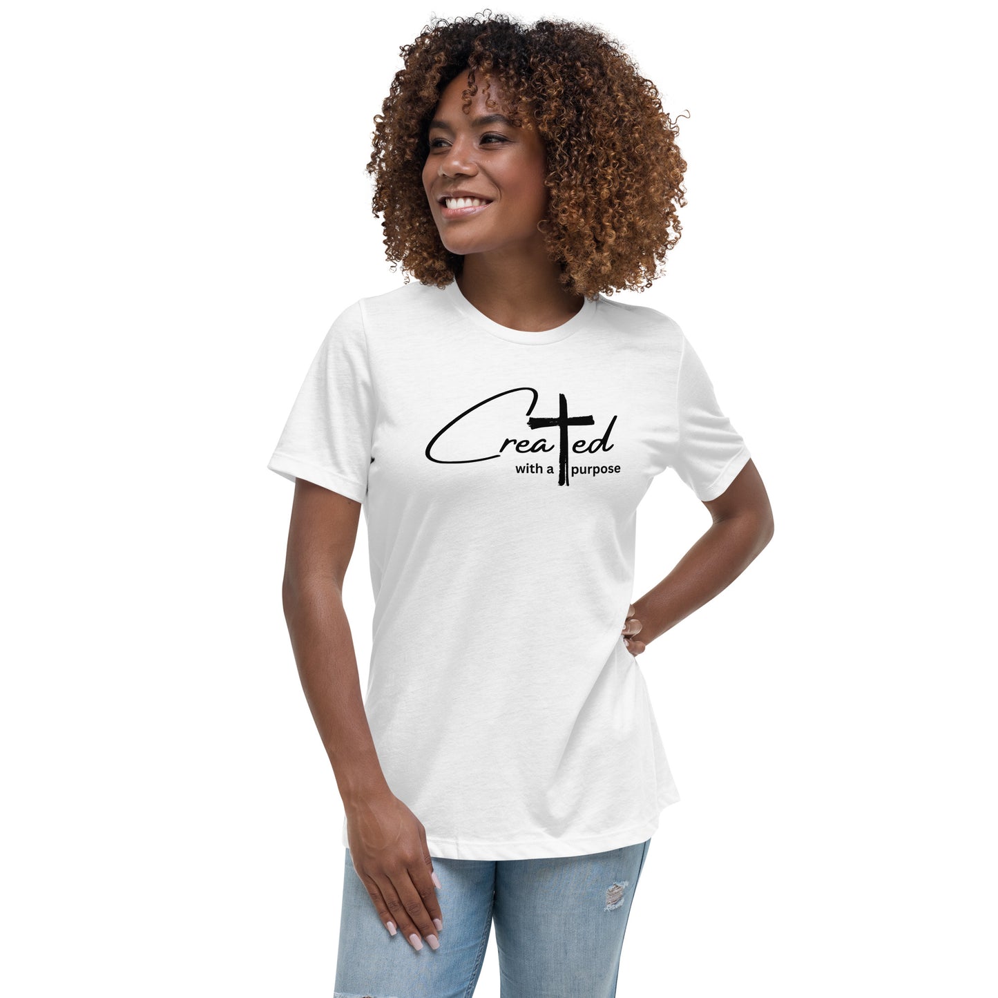 Created with a Purpose (black print)