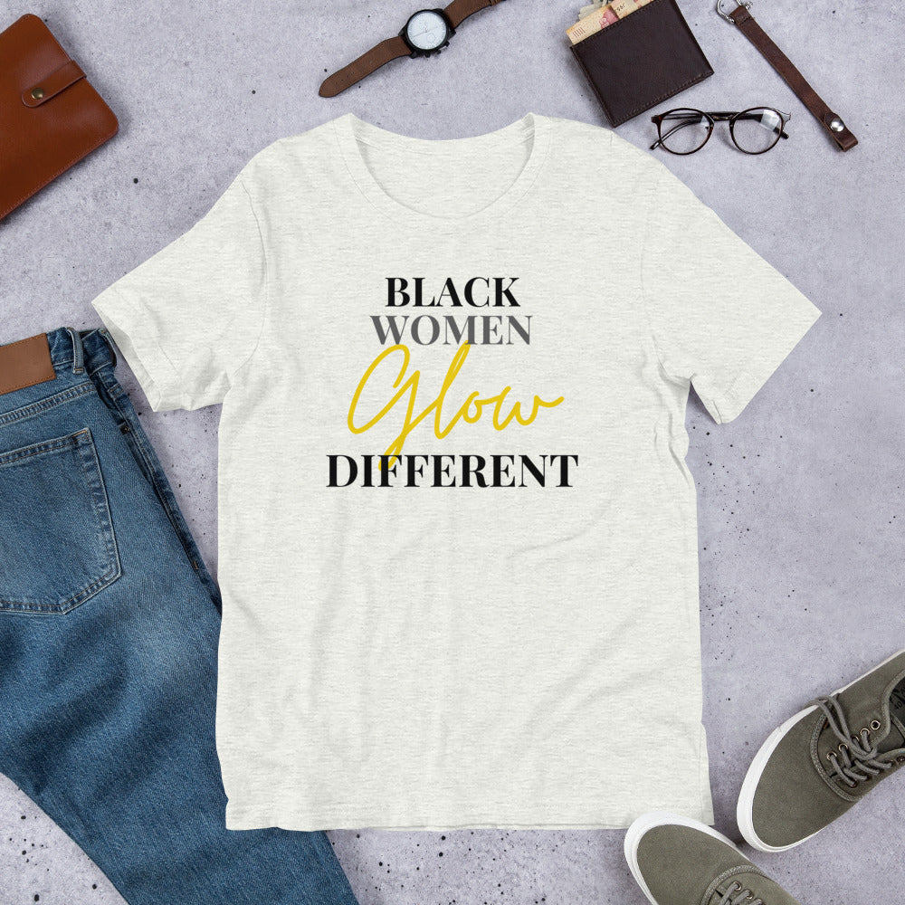 Black-Women-Glow-Different (gold black and grey)